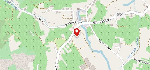 Il mulino fondi sulla mappa