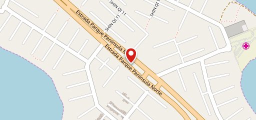 Ilha dos Pães - Lago Norte no mapa