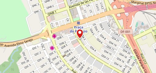 Império Lanches no mapa