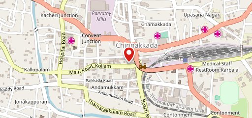 Hotel de orient on map