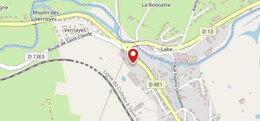 Intermarché station-service Amplepuis sur la carte