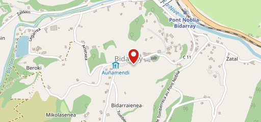 AUBERGE IPARLA sur la carte