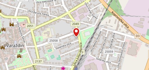 Caffe bar IQ Varaždin sulla mappa