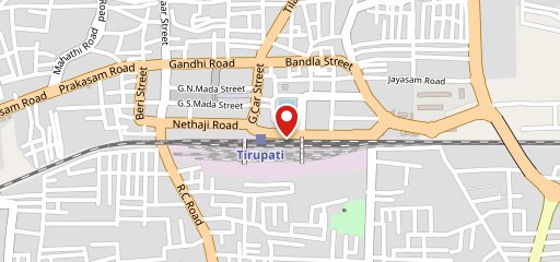 irctc Aaharam Pure Veg Restaurant on map