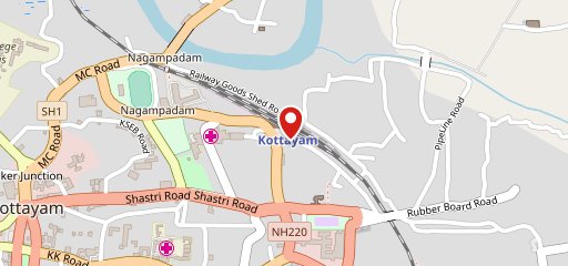 IRCTC Veg restaurant Kottayam on map