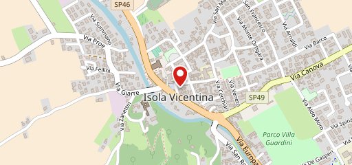 isola del gelato sulla mappa