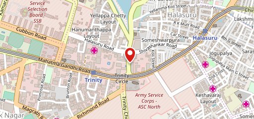 Aqua - THE Park Bangalore on map