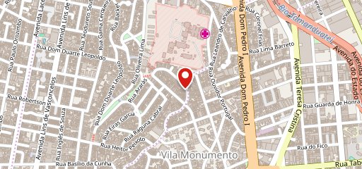 Itália Pizzas no mapa