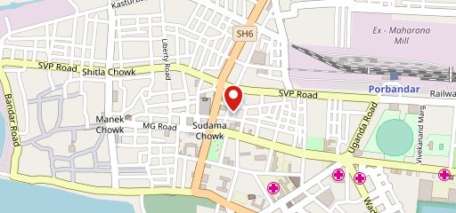 Jalaram Sandwich Porbandar on map