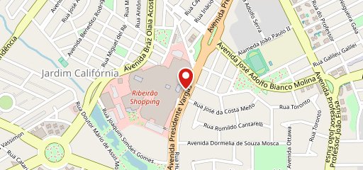 Restaurante Jangada Ribeirão no mapa