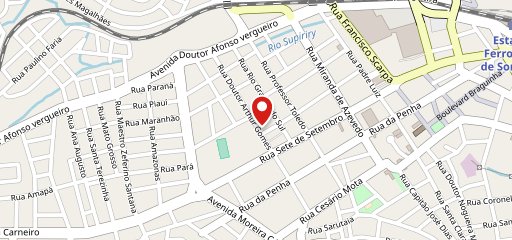 JAWS Burger Sorocaba no mapa