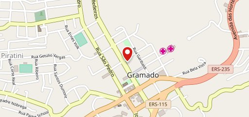 Johnny Rockets @ Gramado no mapa