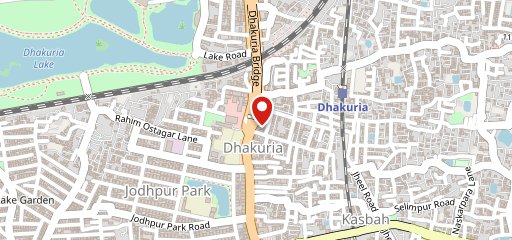 Just Baked -Dhakuria on map