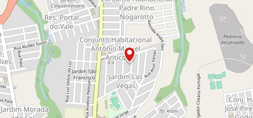 Justo Burguer no mapa