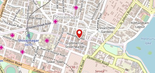 New K V Canteen on map