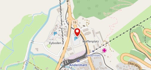 Sportsbar-Andermatt sulla mappa
