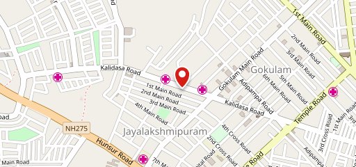 Kapoor's Cafe Mysuru @ Kalidasa Road on map