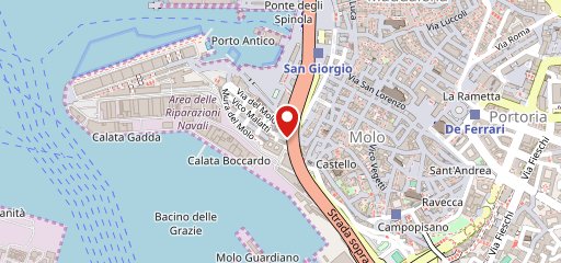 Ristorante Kapperi Genova sulla mappa