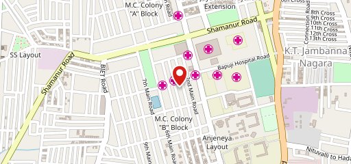 KATHI JUNCTION -Best in Katti Rolls, Momo's and Pizza in Davangere on map