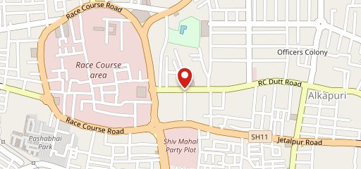 Kathiyawadi Darbar Alkapuri - Premium Kathiyawadi Gujarati Thali on map