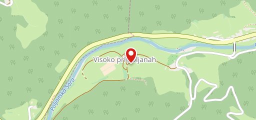 Dvorec Visoko, Kavarna Visoko sulla mappa