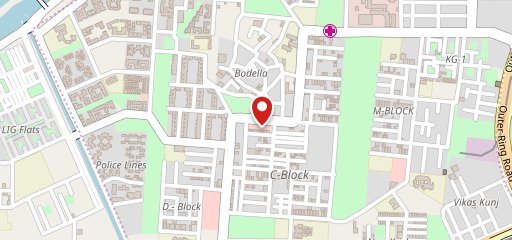 Kebab & Curries on map