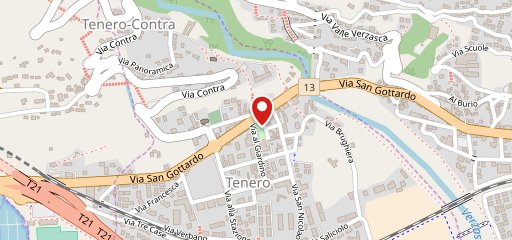 food station riazzino sulla mappa