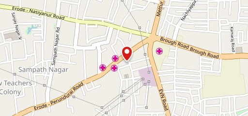 Keventers (The original Milkshake), Erode on map