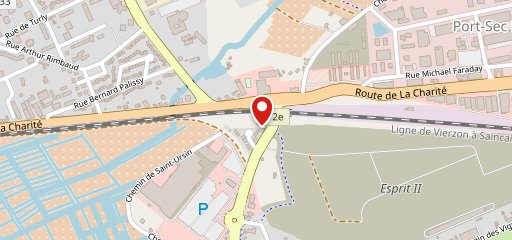 KFC Bourges sur la carte