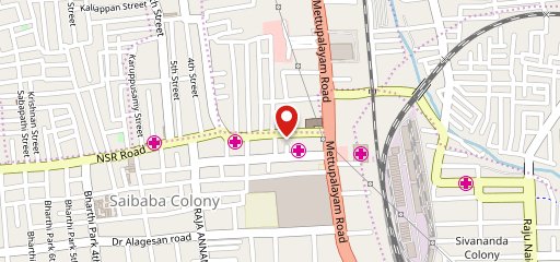 Khalids biriyani - Saibaba Colony on map