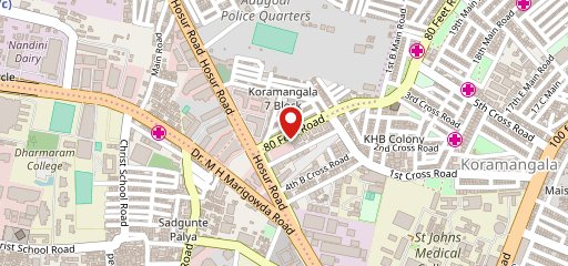 Kitchens@ Koramangala on map