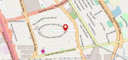 Konkai Sushi Rudge Ramos no mapa