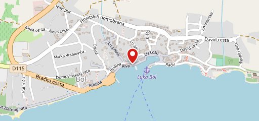 Konoba Dalmatino sulla mappa