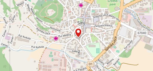 Konoba Petra sulla mappa