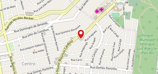 Kopenhagen Novo Hamburgo no mapa