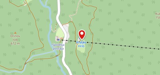 Gostinstvo in športni turizem Kraljev hrib sulla mappa