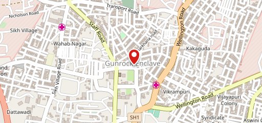 Krishna's Platter on map