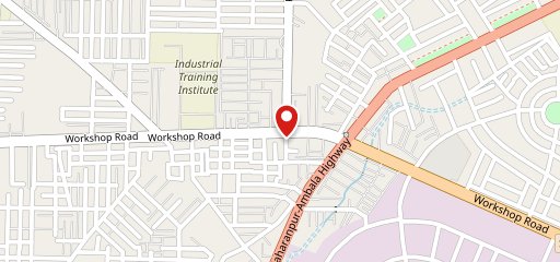 Krispy creamy pizza & burger point on map