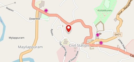 Kudumbasree canteen on map