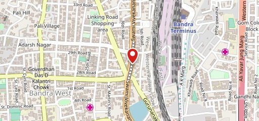 Kuuraku Bandra West Mumbai on map