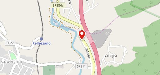 La brocca di Tizio sulla mappa