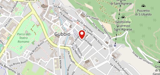 La Cantina Gubbio sulla mappa