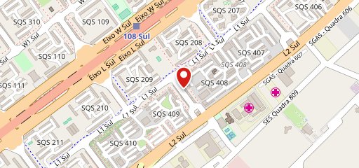 La Chaumière no mapa