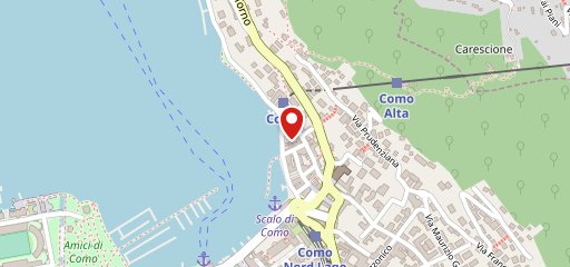 La Darsena Ristorante Pizzeria Como sulla mappa