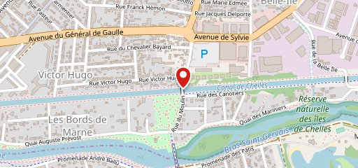 La Goujonnette sur la carte