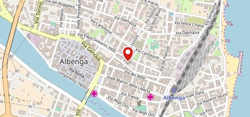 Pizzeria osteria da rosy sulla mappa