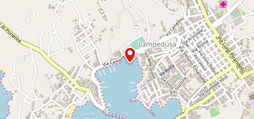 La lampara lampedusa trattoria tipica sulla mappa