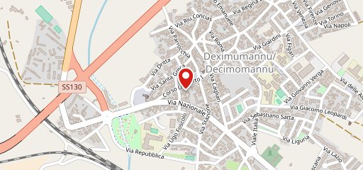 Pizzeria La Lanterna Decimomannu sulla mappa