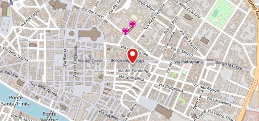 La Loggia degli Albizi sulla mappa