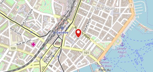 Restaurant pizzeria La Matze sulla mappa